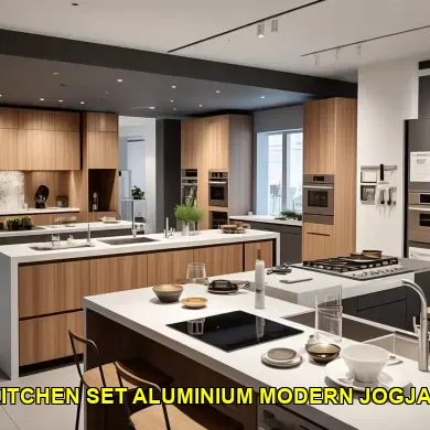 Desain Kitchen Set Aluminium Modern Jogja yang Stylish di Alun-Alun Kidul
